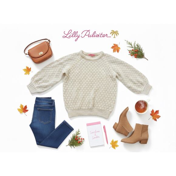 Lily Pulitzer Soft Corrabelle Sweater Sz. M - Picture 1 of 6